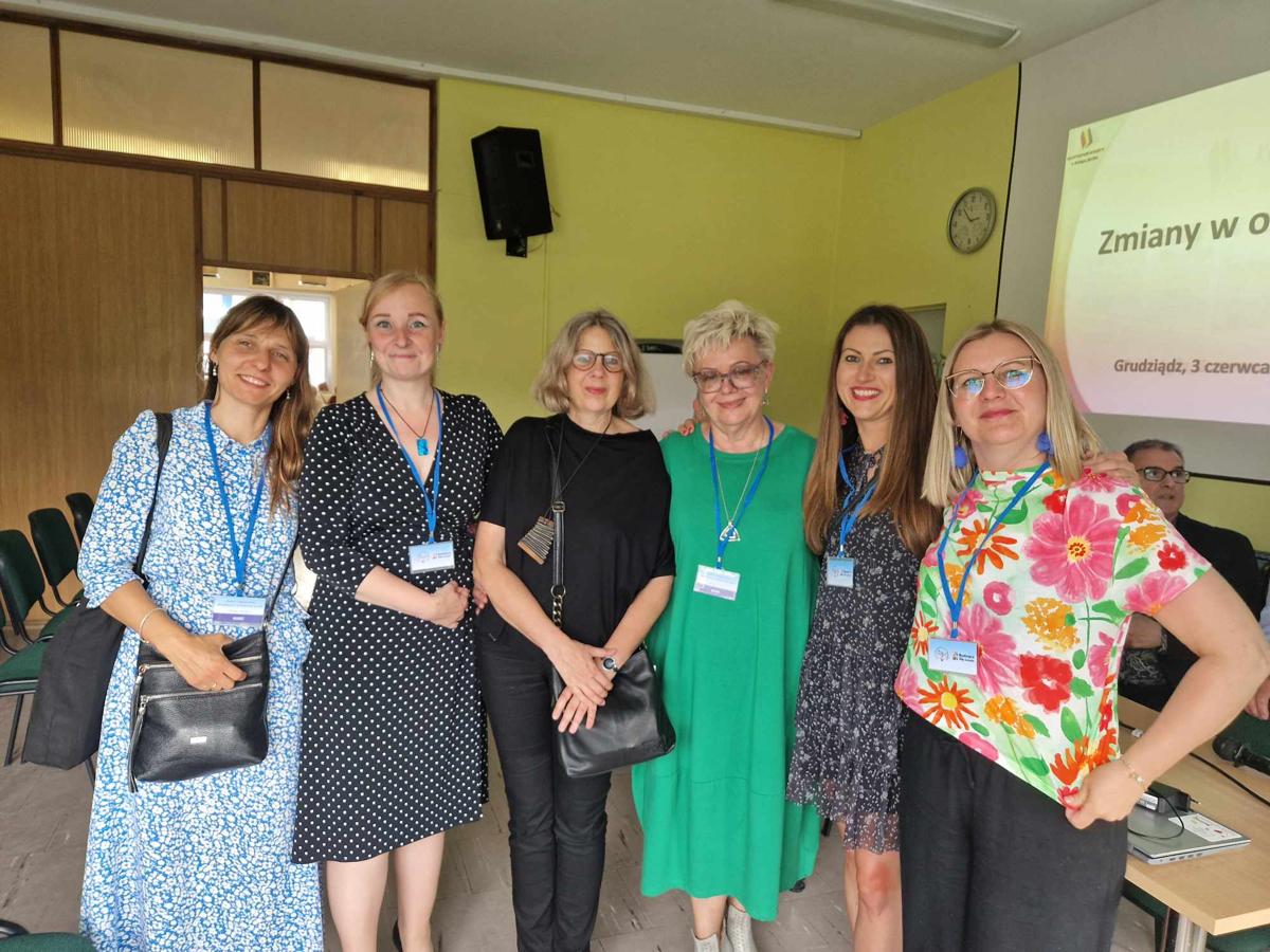 Budząca się Szkoła SP 21 w Grudziądzu - spotkanie z Marzeną Żylińską i Anną Szulc