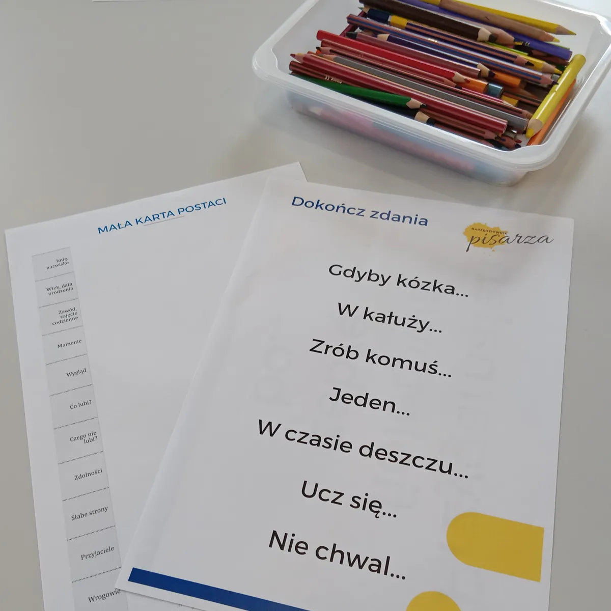 Wyzwanie - dokończ zdania